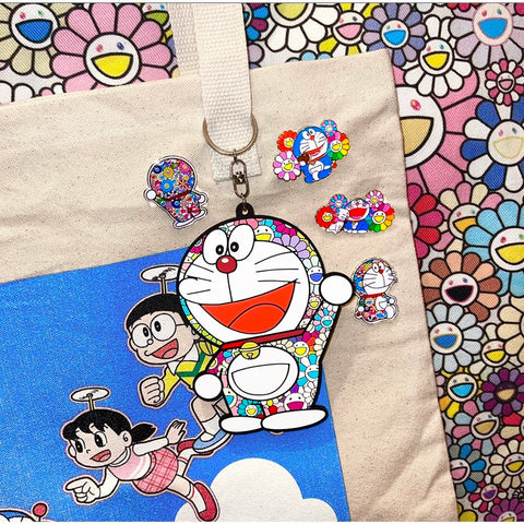 Kaikaikiki Doraemon Rubber Keyring