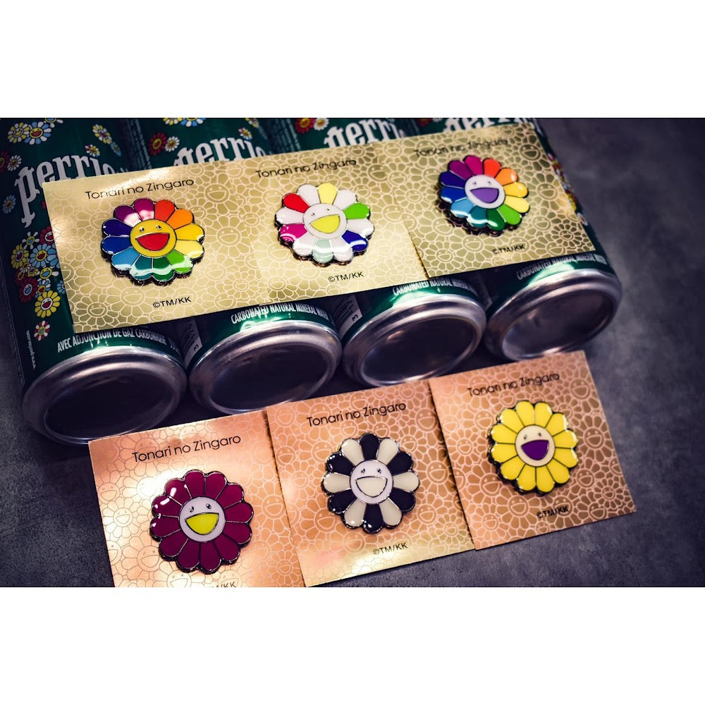 村上隆 Takashi Murakami Flower Metal Pin