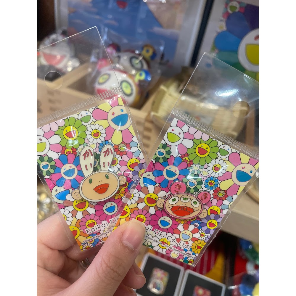 村上隆 Takashi Murakami Metal Pin Set (Kaikai & Kiki)