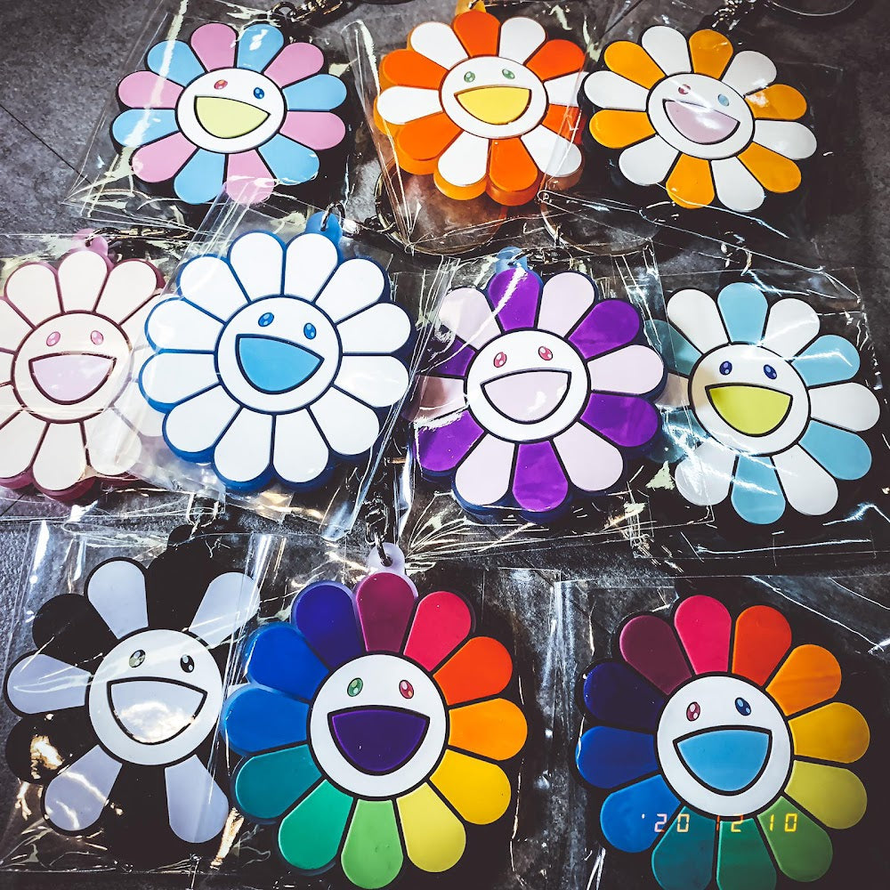 村上隆 Takashi Murakami Flower Rubber Keyring