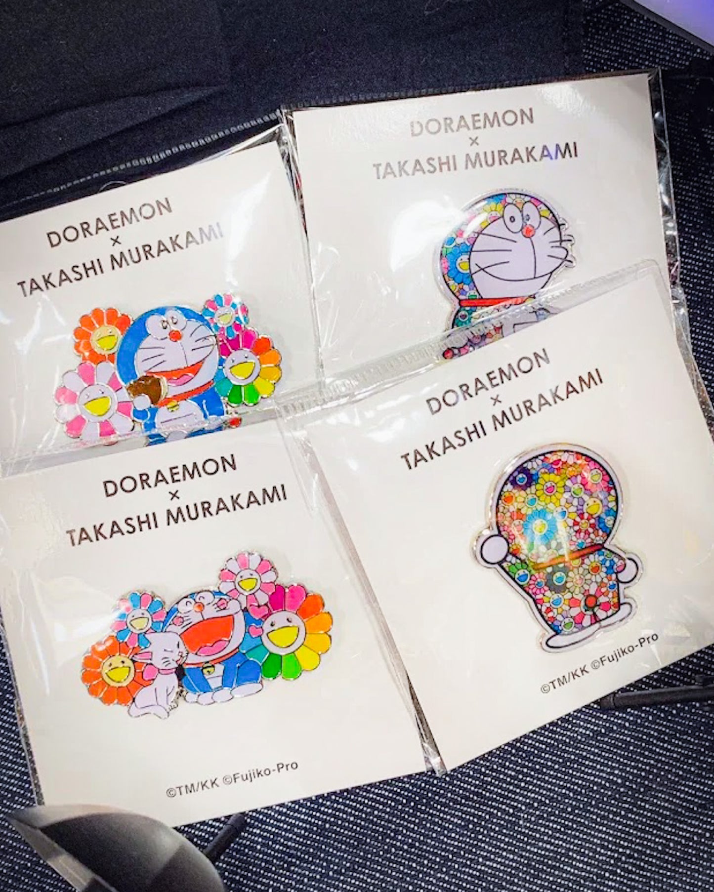 Kaikaikiki Doraemon Metal Pin Set